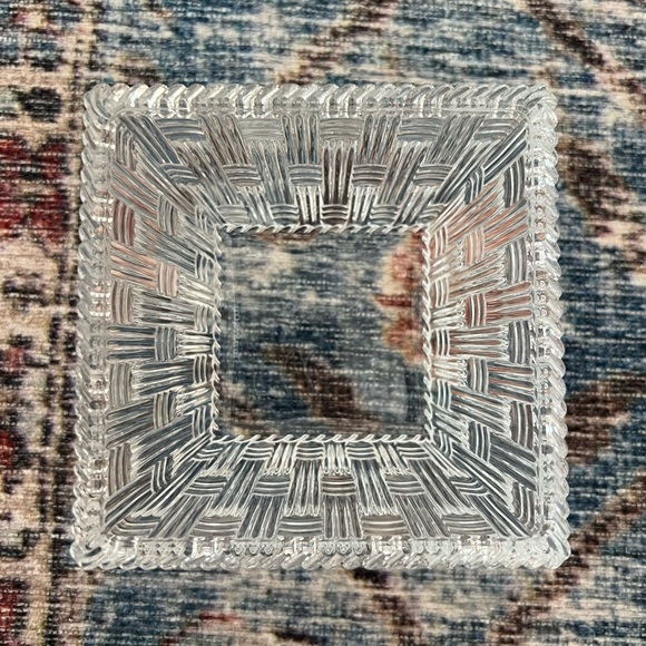 Antique Tiffany’s Crystal Basket Dish - Picture 2 of 5